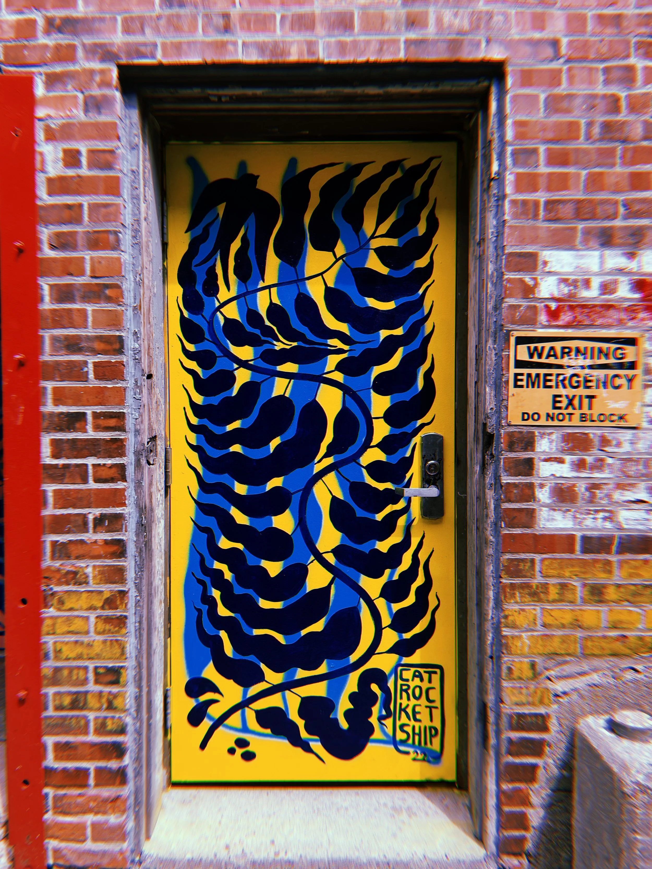 Englert Theatre's "main" alley door