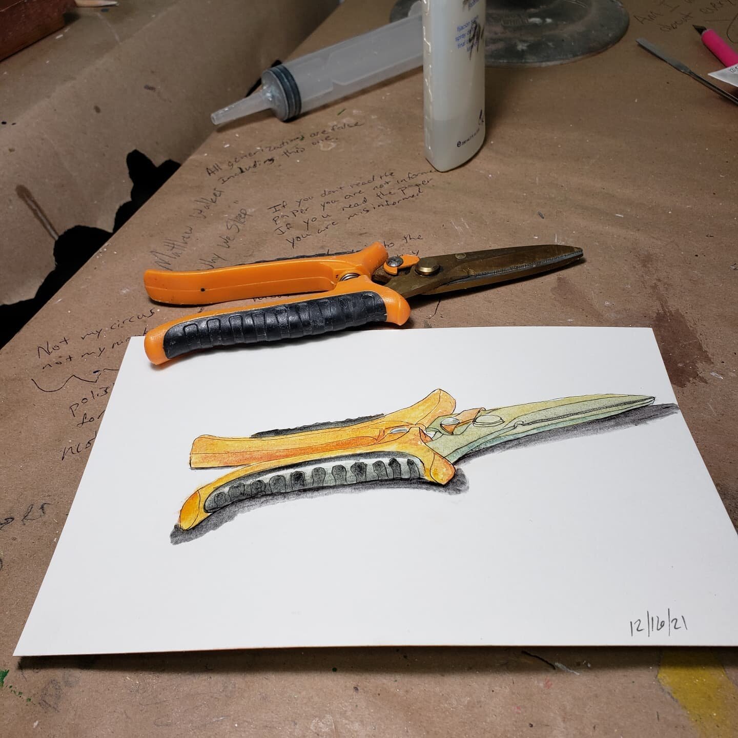 If you don't read the paper you are not informed, if you read the paper you are misinformed. #watercolor #sketchbook #art #artwork #fiskars