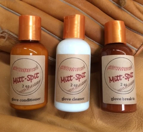 2 oz of all 3 baseball glove care products - break in, conditioner and cleaner