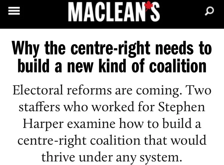 Conaptus' Jamie Ellerton co-authored an op-ed for Macleans.ca 