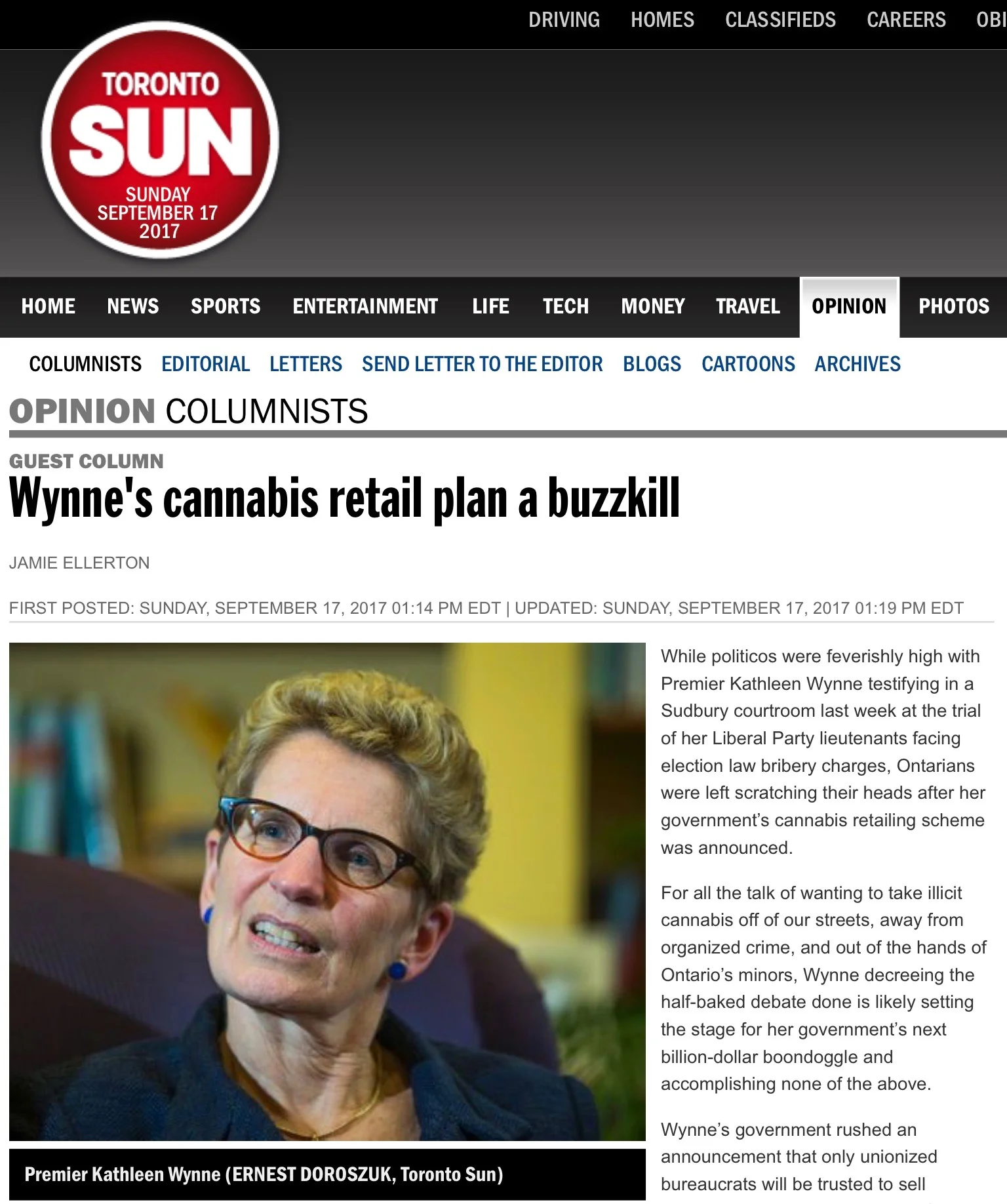 C-45: Cannabis Legalization & Ontario's Missed Opportunity
