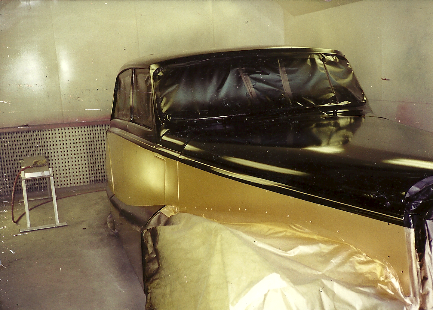  Daimler Limousine &nbsp;in our paint booth &nbsp; 