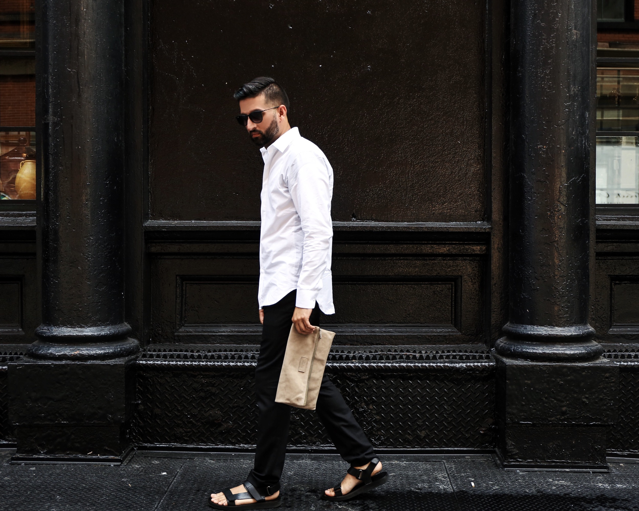Trousers by Rag and Bone and Shades by RayBan