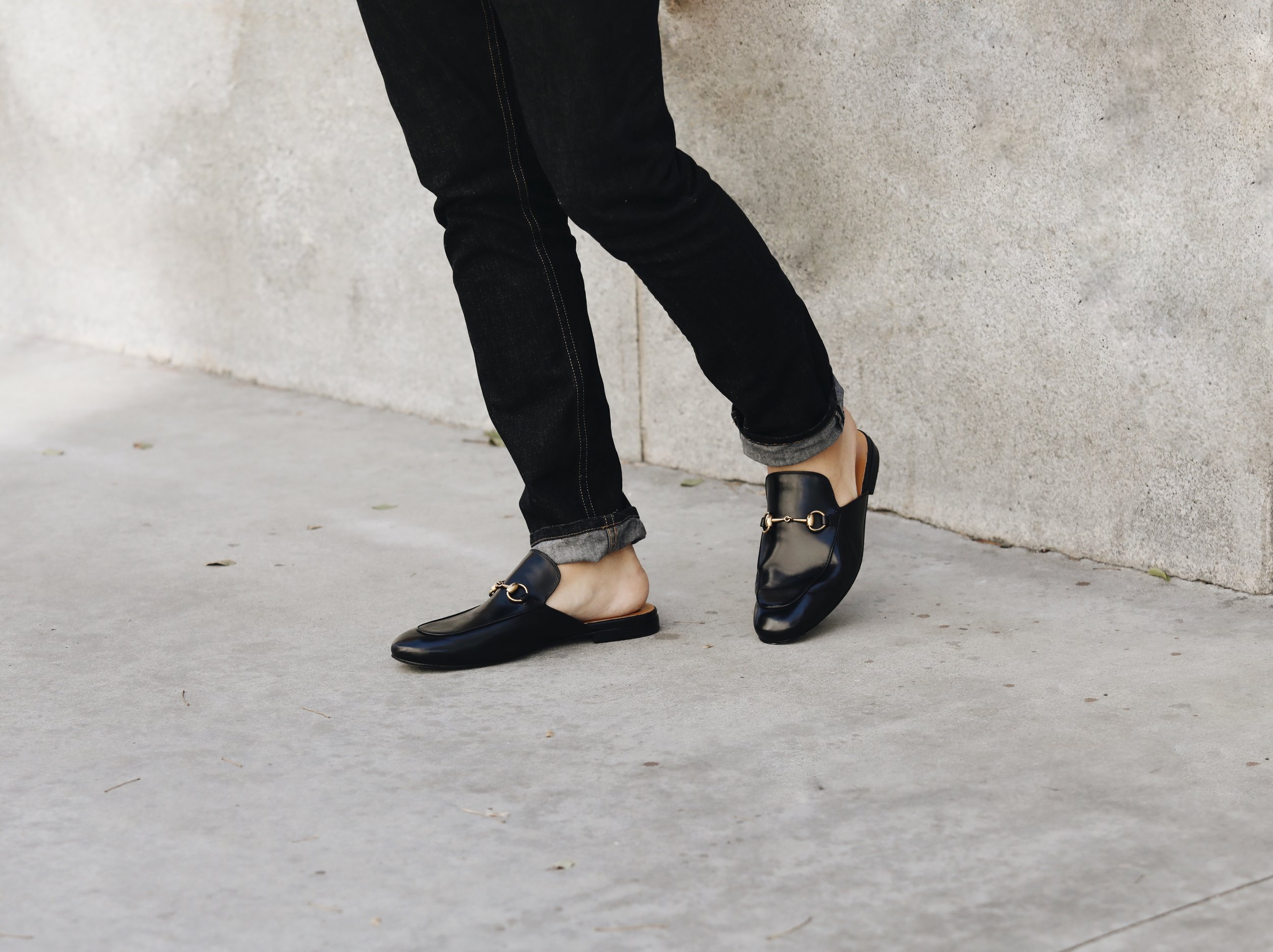 mens backless loafers