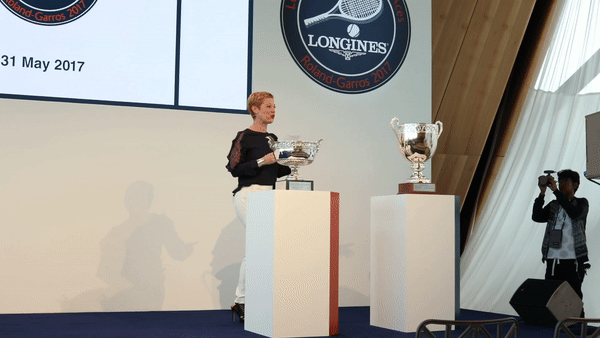 The LFTA Trophy is actually taller than the one from the French Open. 