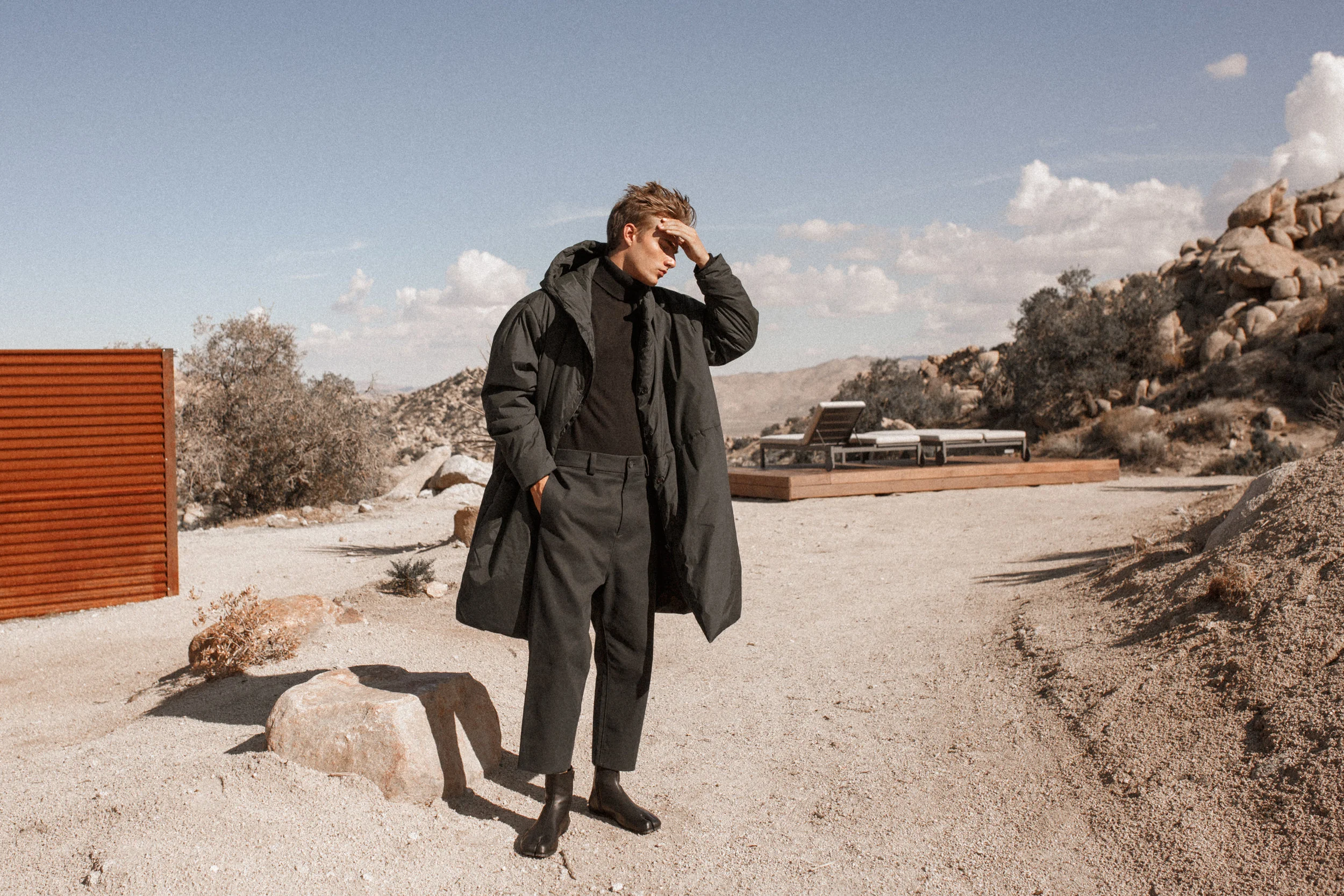 COS outfit, Maison Margiela boots
