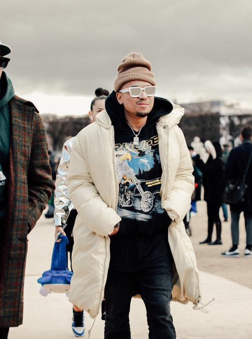 Paris Fashion Week Men's Fall-Winter 2020 - Street Style at Louis