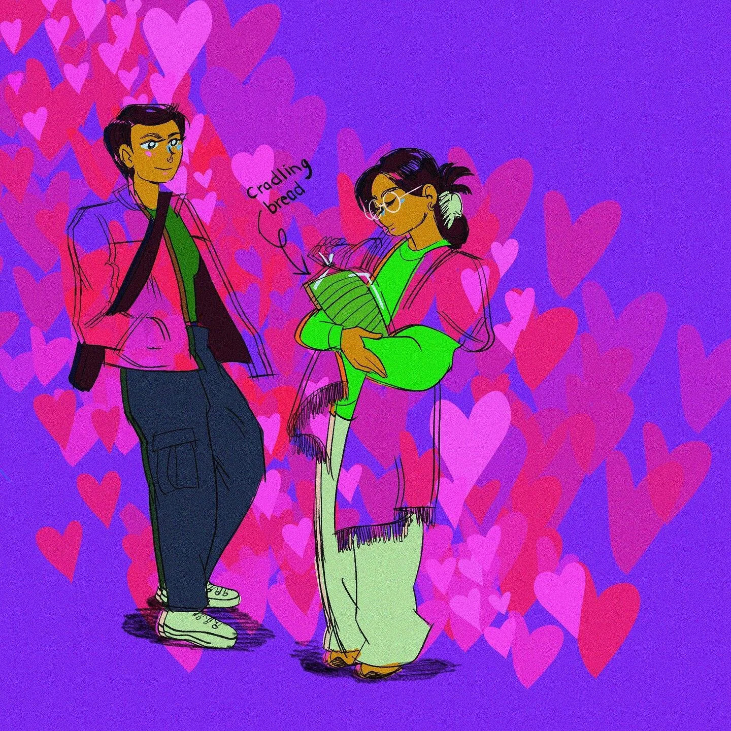 Happy Valentine&rsquo;s y&rsquo;all! 💌💘💖
Having some fun with colors here. 
Since my sister is visiting me I&rsquo;ve been focusing on my love for them this year. I have a lot of love for the special ladies in my life.
.
.
.
#valentinesday #galent