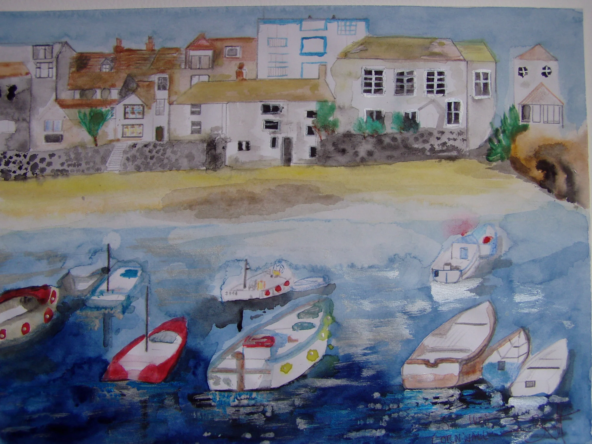 A Row Of Boats