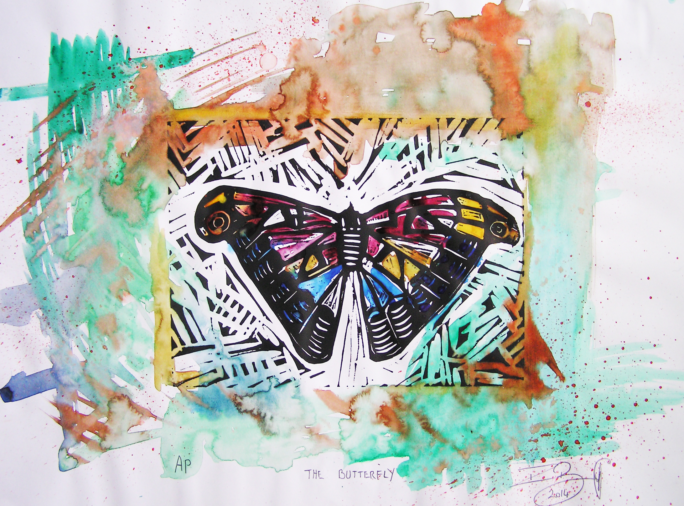 The Butterfly - With Colour