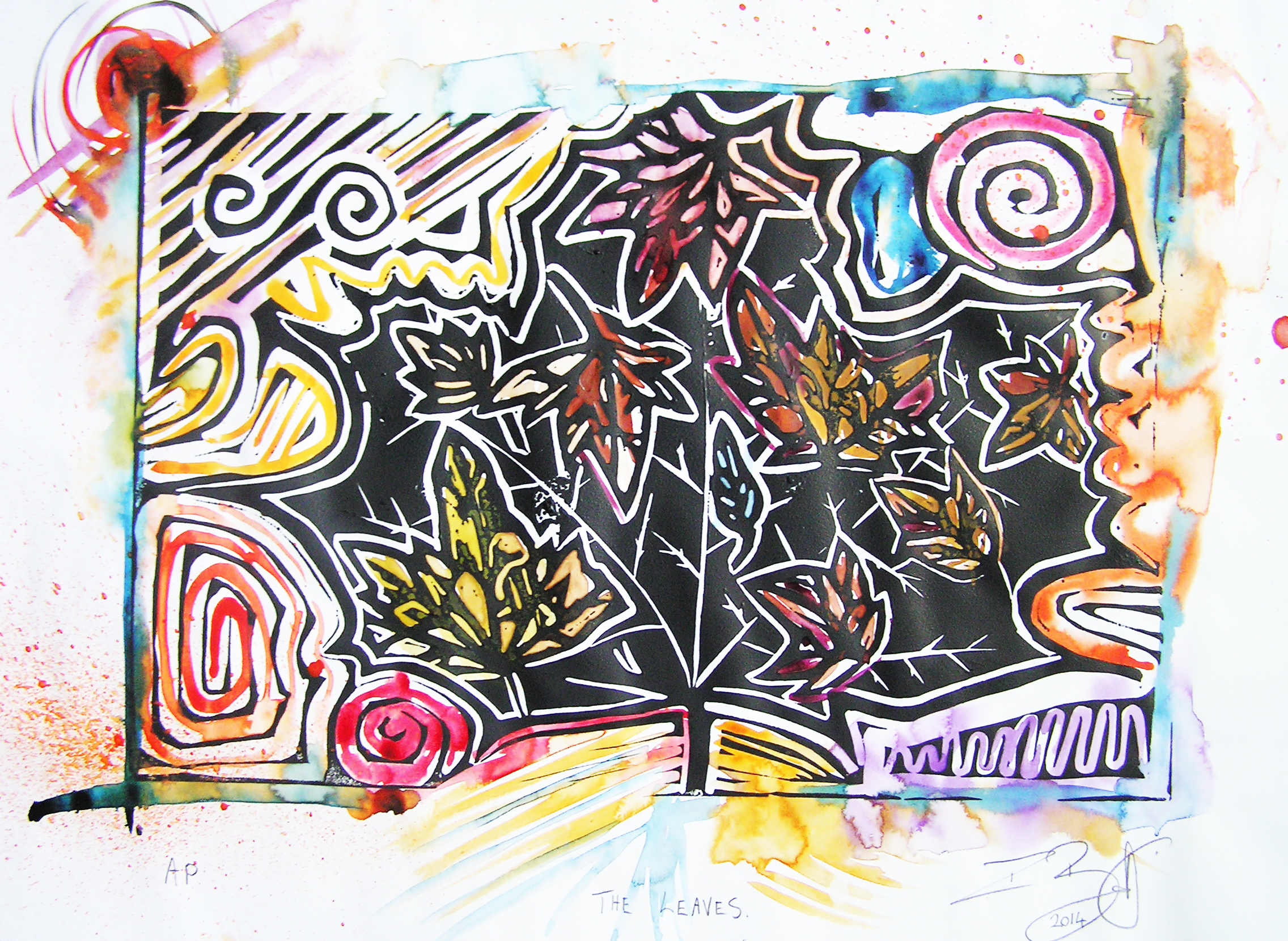 The Leaf - With Colour
