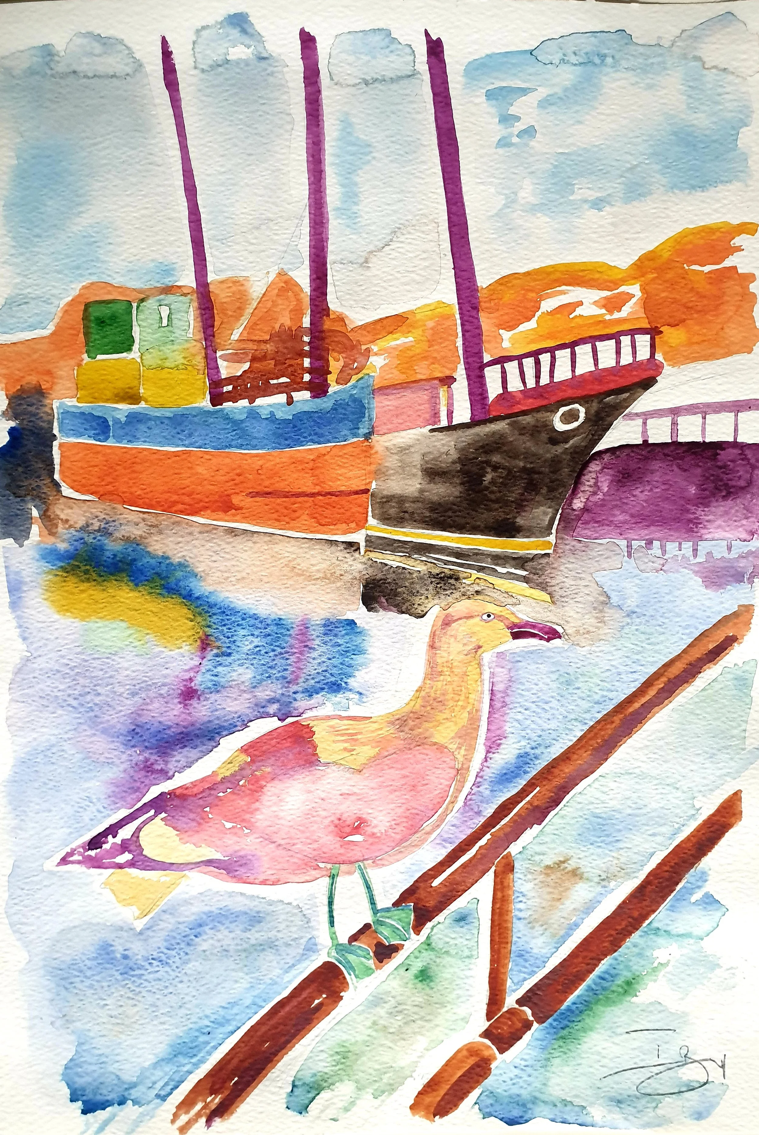 Seagull In Inverary - NEW