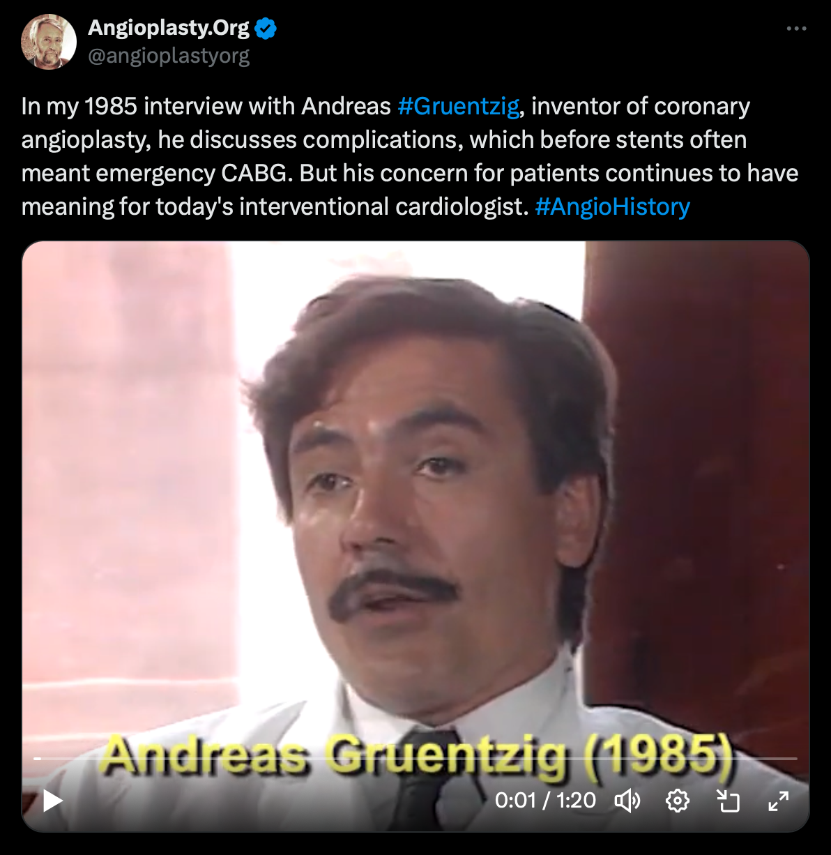    →  link to video interview   