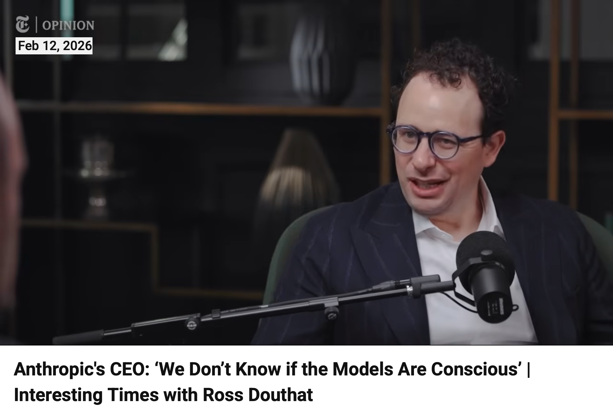    →  link to interview with Dario Amodei   