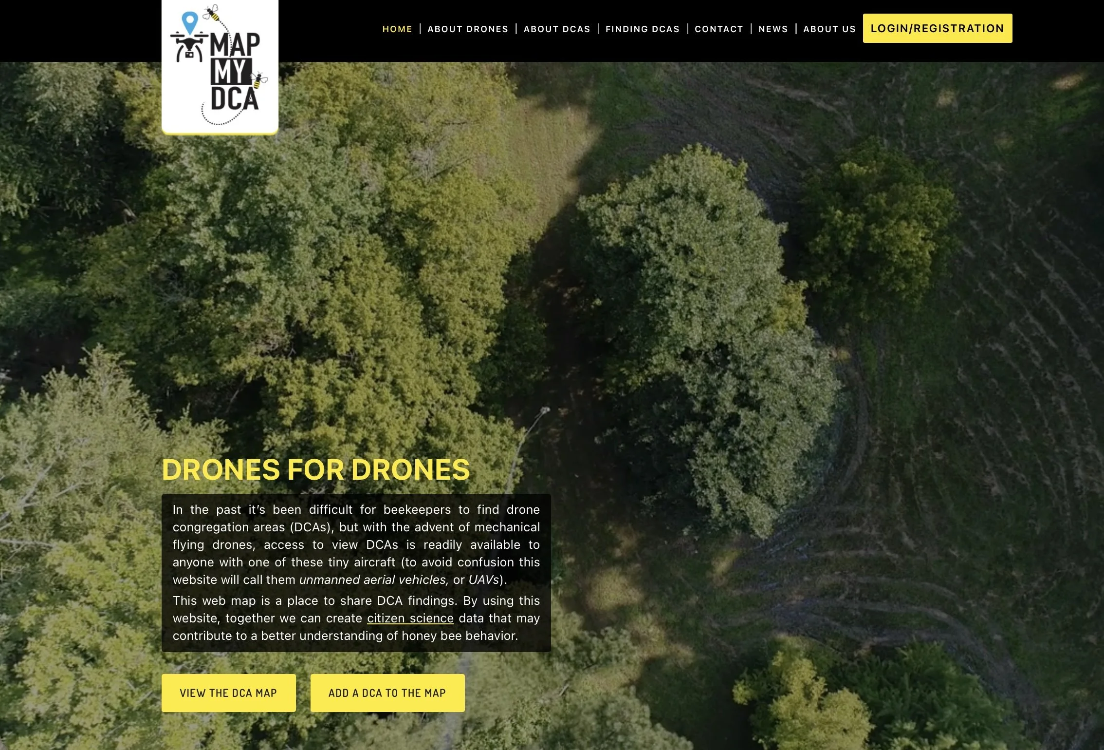    →  link to mapmydca.com‍  ‍website   