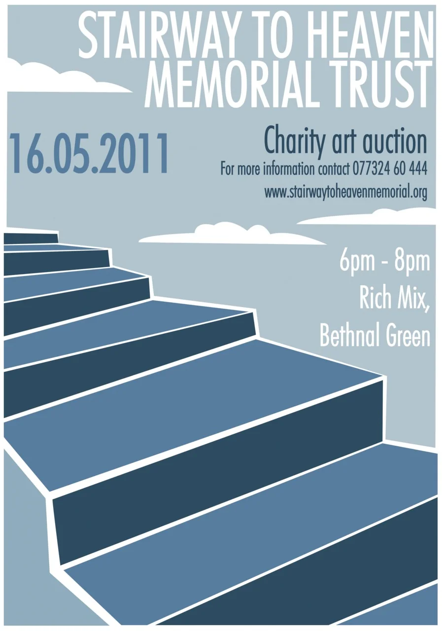 I am helping collect work for a charity art auction on behalf of the ‘Stairway to Heaven Memorial trust’. you can find out more here. We are in need of art work any size, shape and medium, to raise money for a monument in memory of the b…