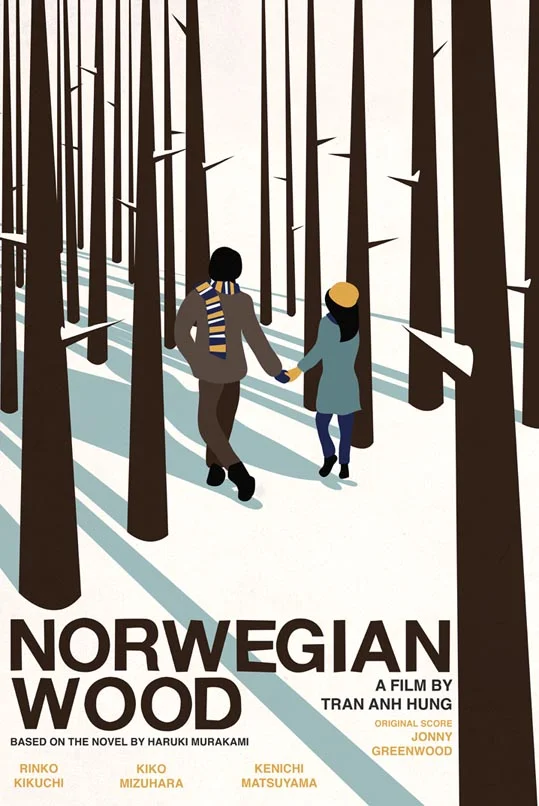This is a poster I have designed for the new film ‘Norwegian Wood’. If you like it please vote for my poster on the Don’t Panic competition site! http://bit.ly/gOToFn thank you!