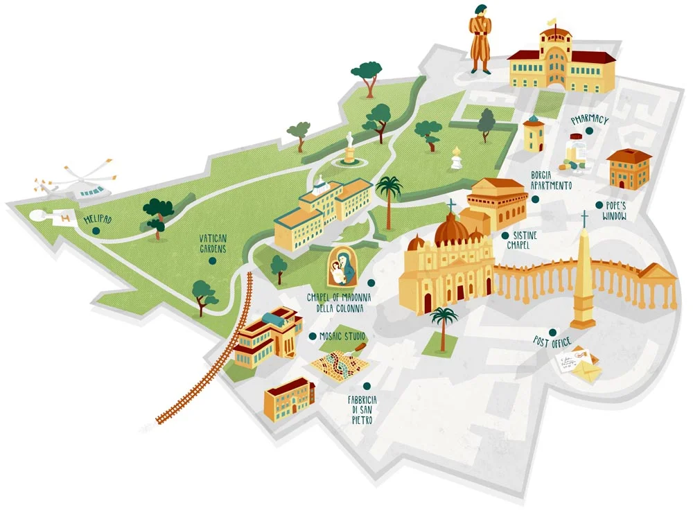 Maps Kerry Hyndman - Vatican 