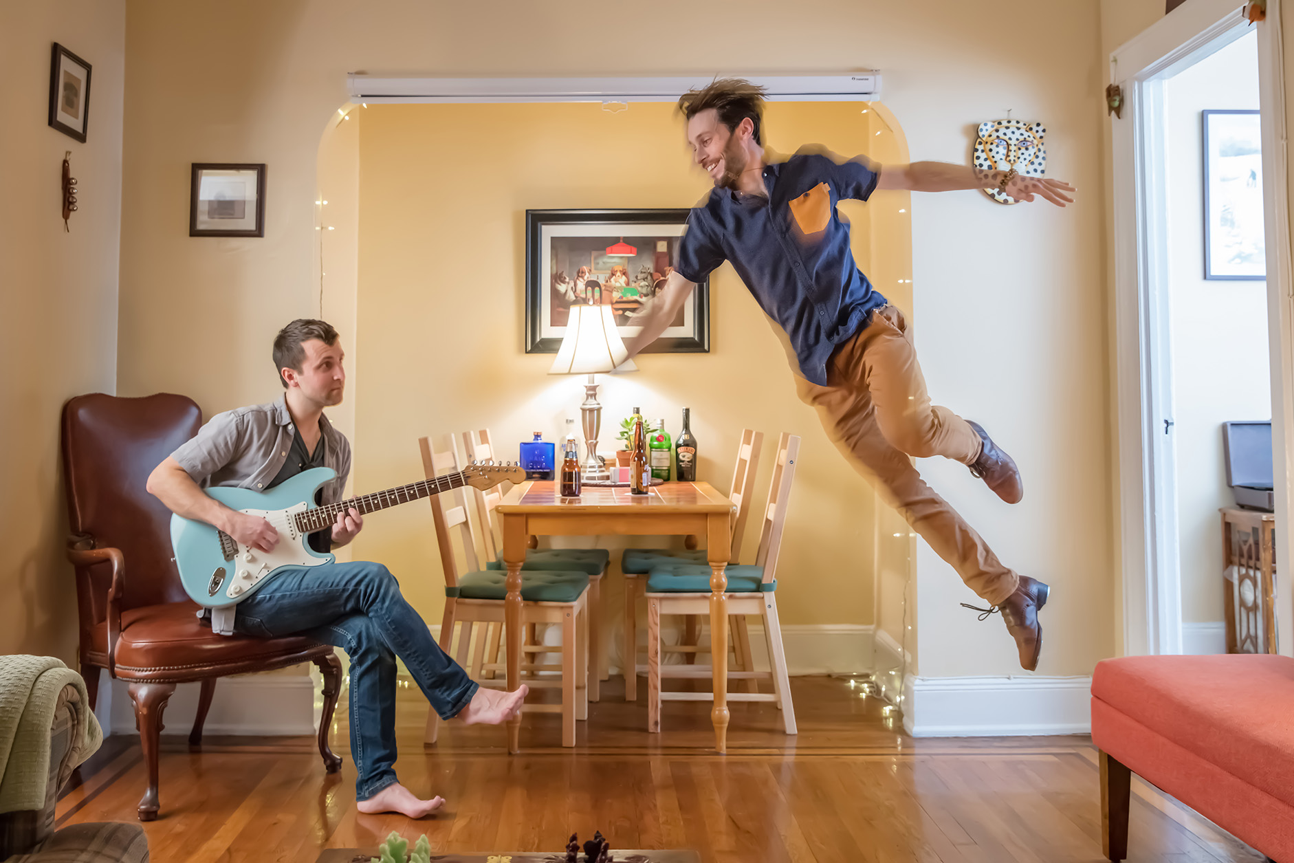 Apartment Jam with Nick Moran - Photo by Tony Cenicola