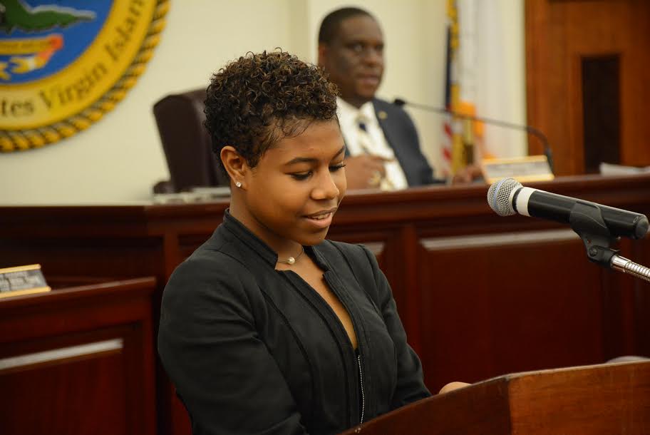 Khalese is invited to present her speech to the VI Legislature