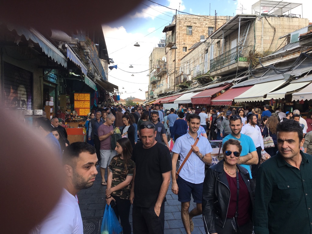 Open market in Jerusalem