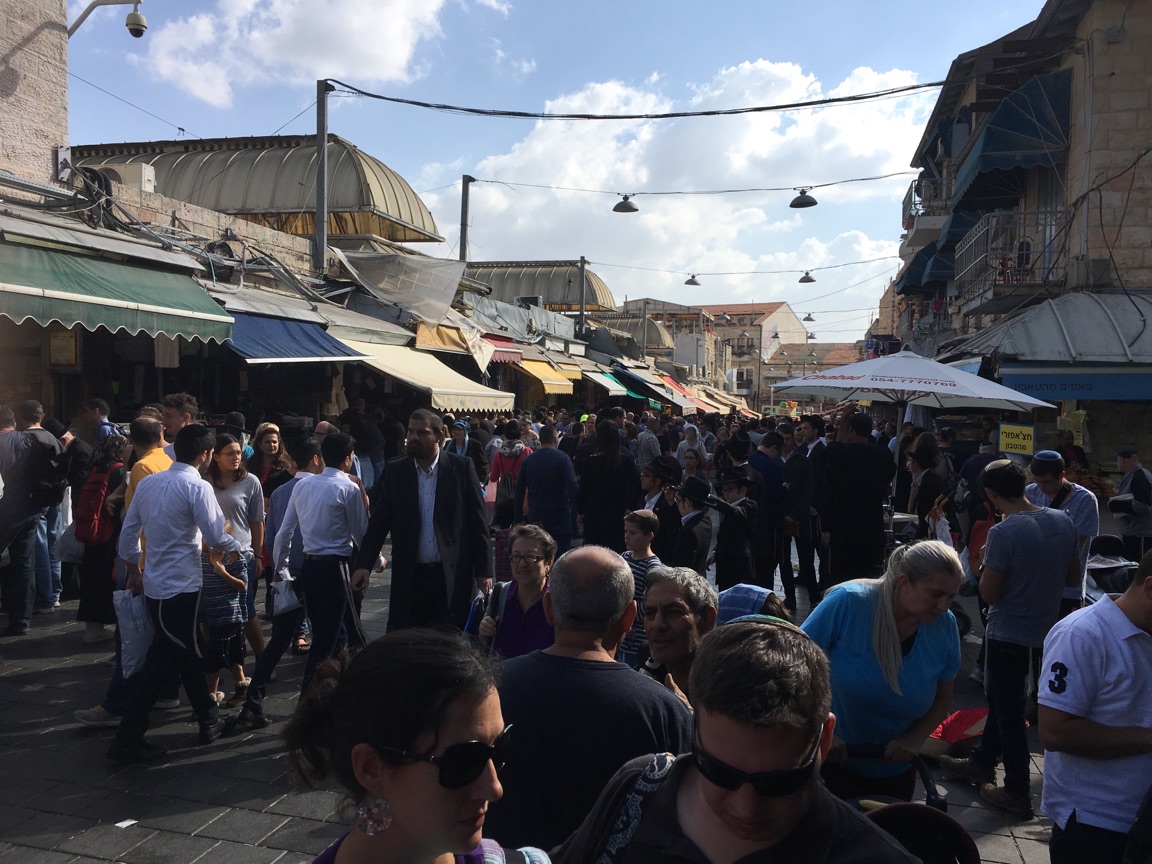 Open market in Jerusalem