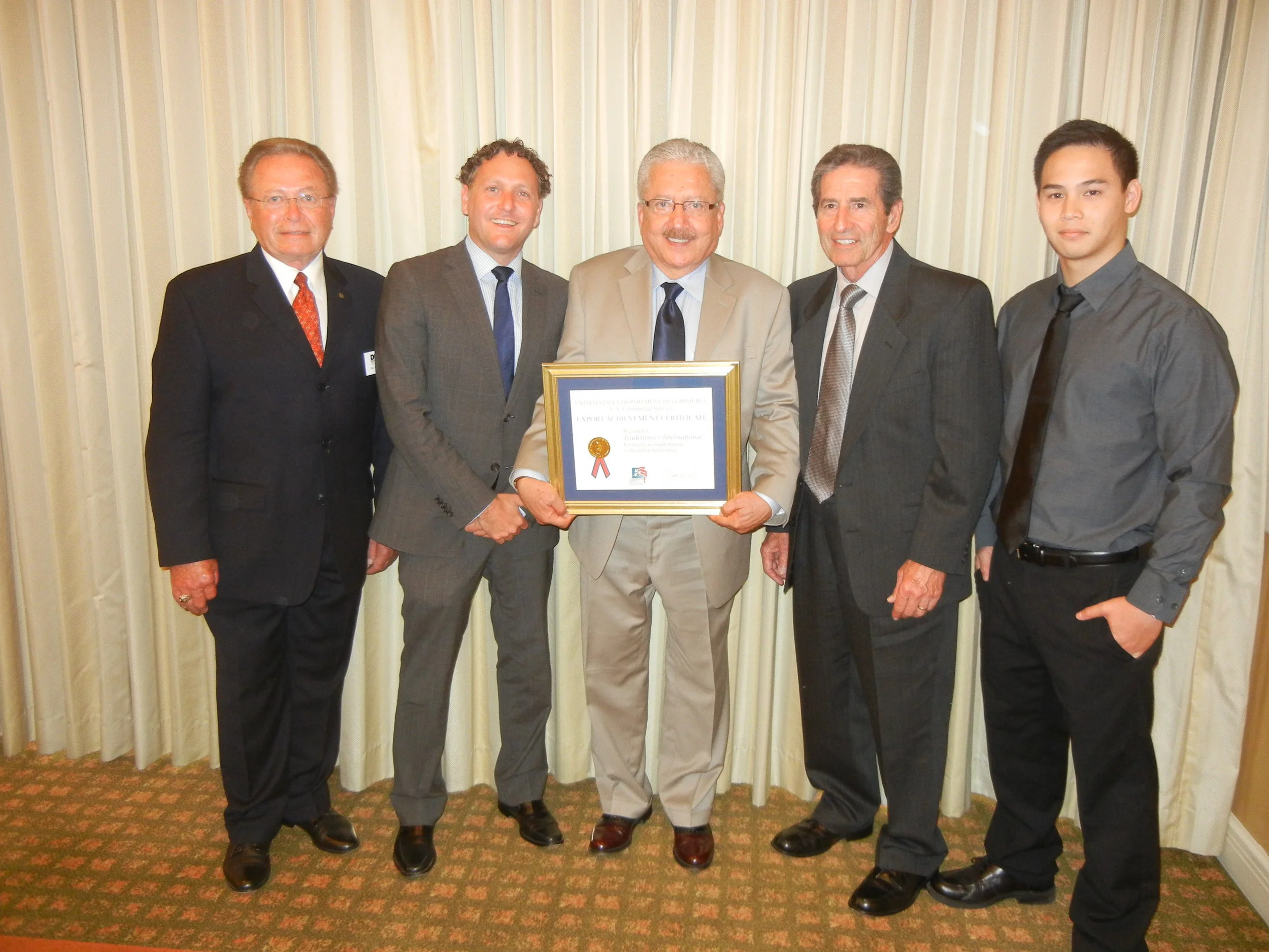 Tradetronics Export Achievement Award