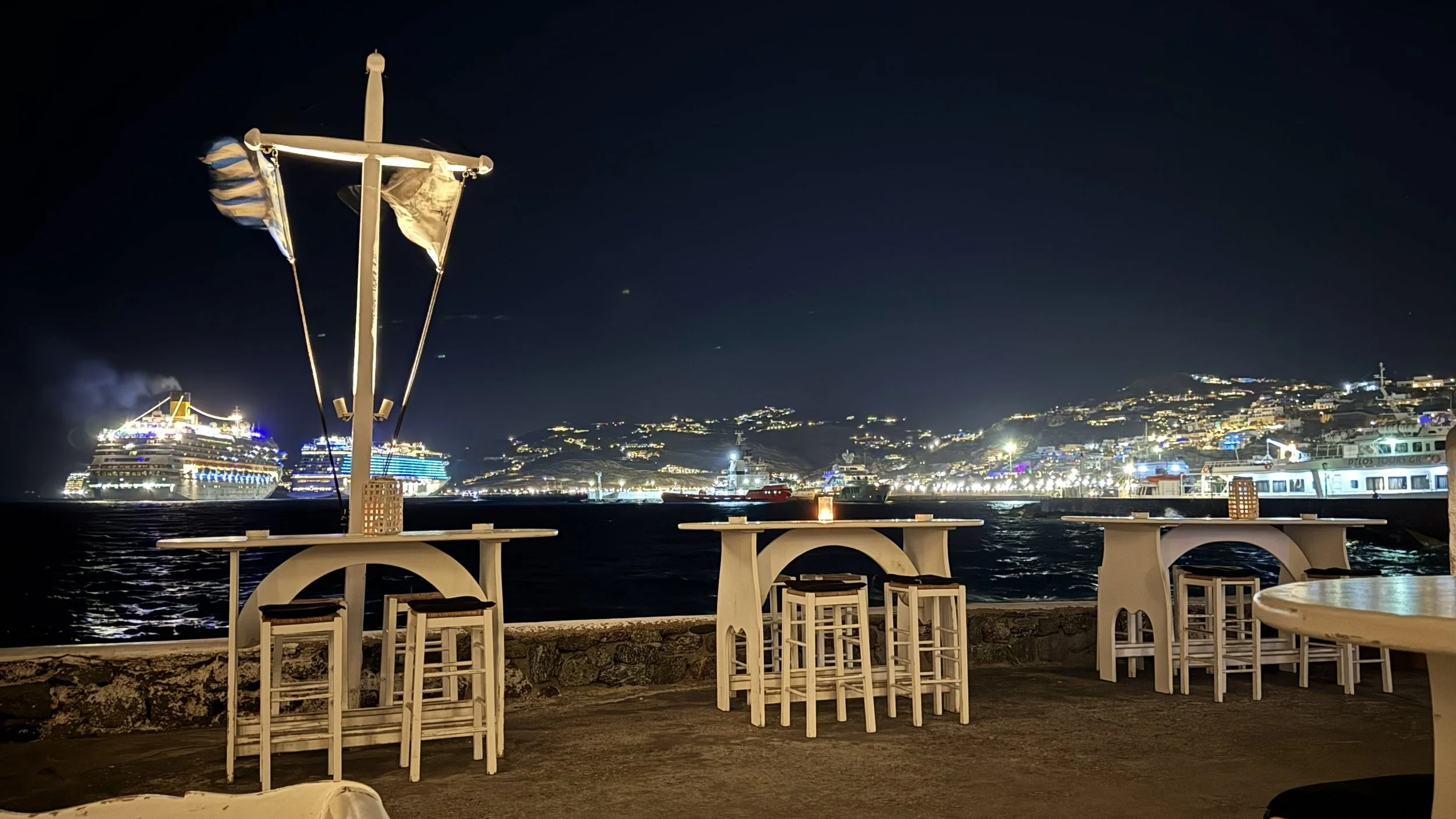 2026 - Mykonos Old Town at Night