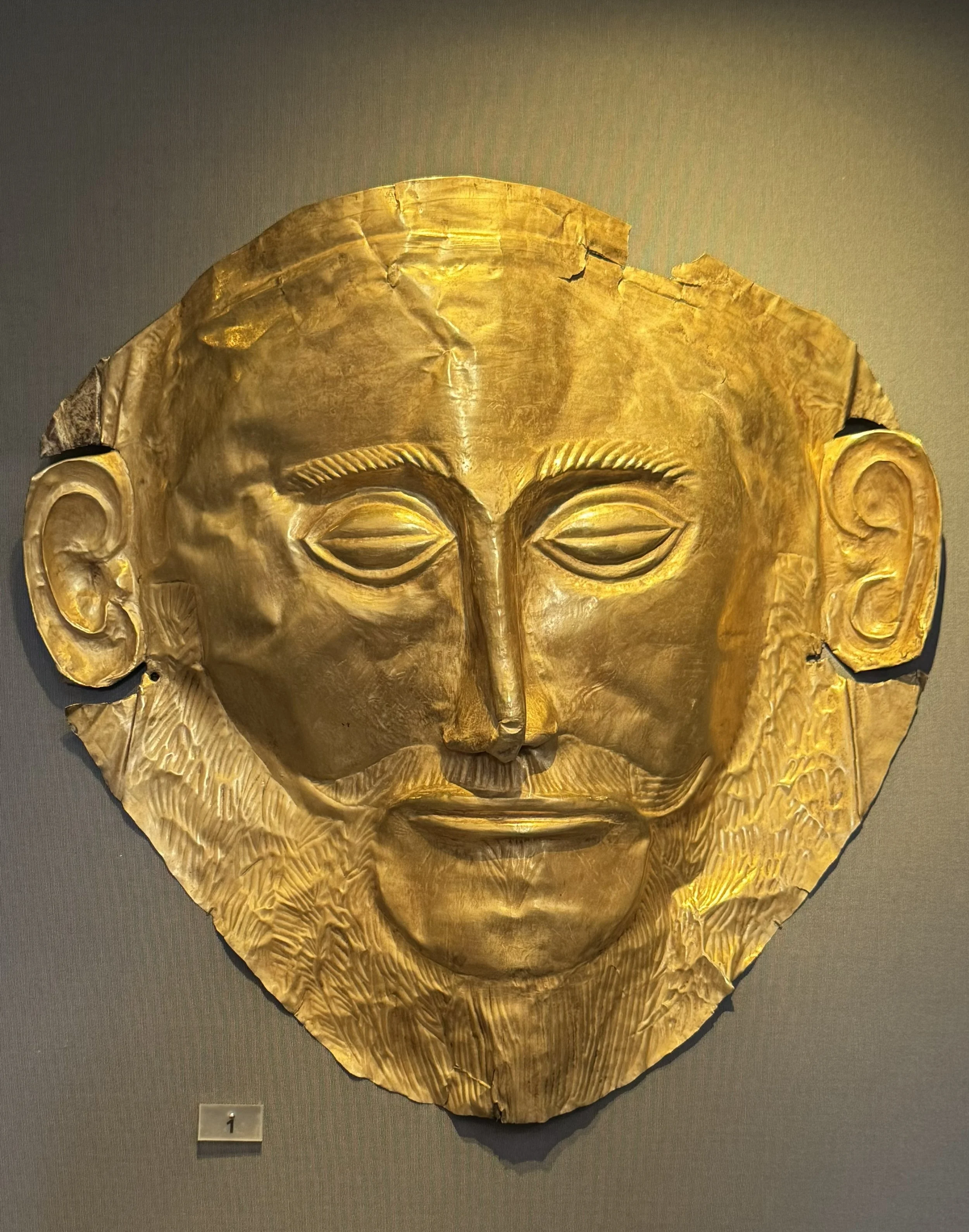 2026 - Athens - National Archaeological Museum - Mask of Agamemnon