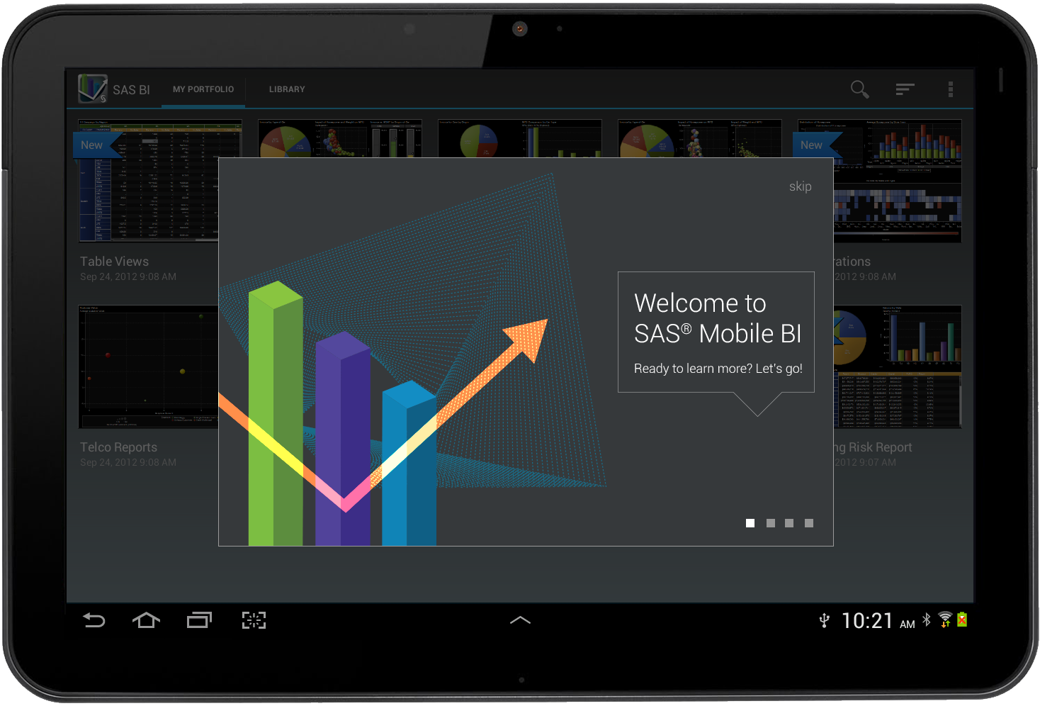 SAS Visual Analytics - Android