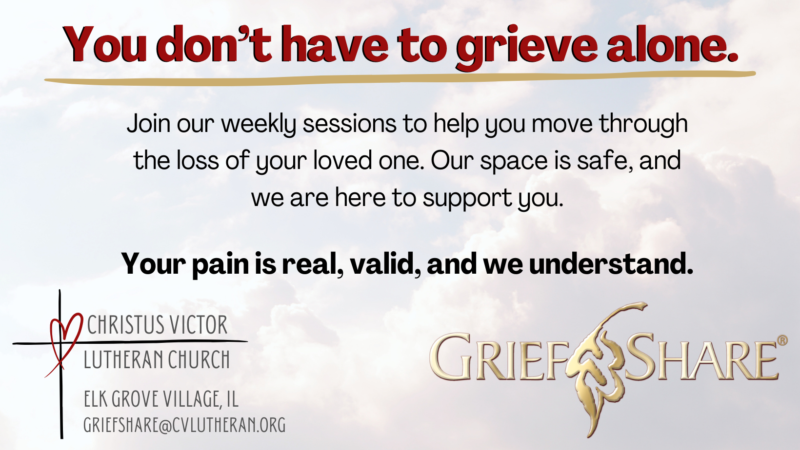 Join our weekly sessions to help you move through the loss of your loved one. Our space is safe, and we are here to support you. Your pain is real, valid, and we understand. (1).png
