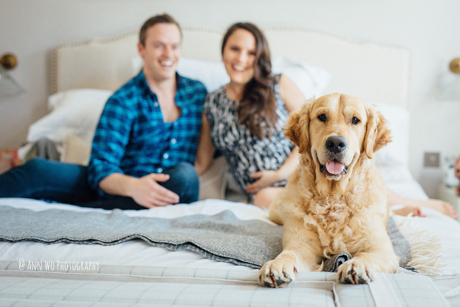 Maternity photo session in London - At Home - Ann Wo