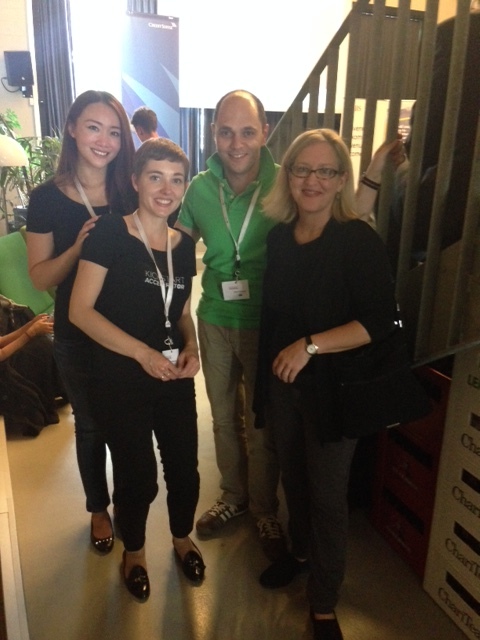 Here we are with some of our new friends including Venus and Salvatore from Credit Suisse.