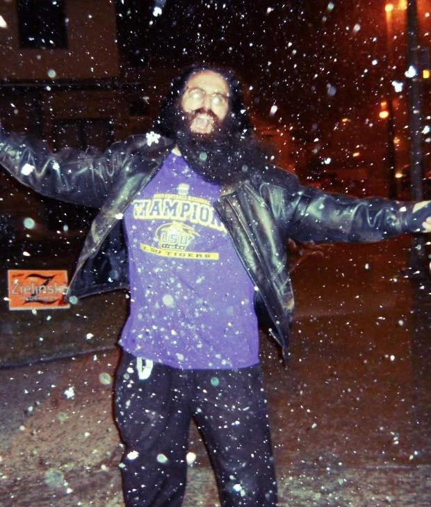 Jim encounters snow