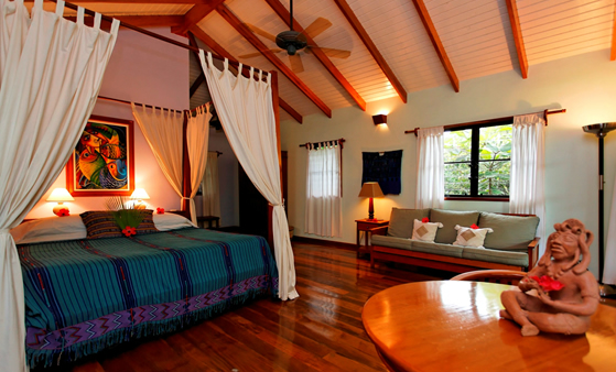 Inside the treehouse