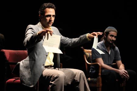 Amir Arison and Fajer Kaisi in Aftermath at NYTW 2009