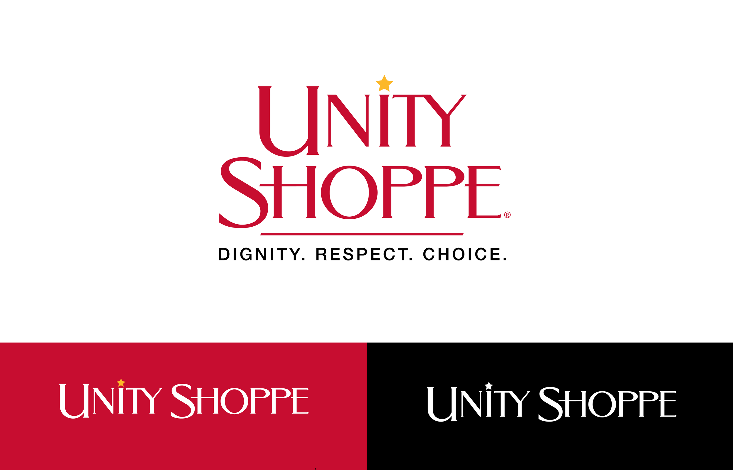 Unity Shoppe – Dignity. Respect. Choice. logo