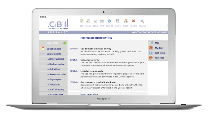CBI – Confederation of British Industry intranet