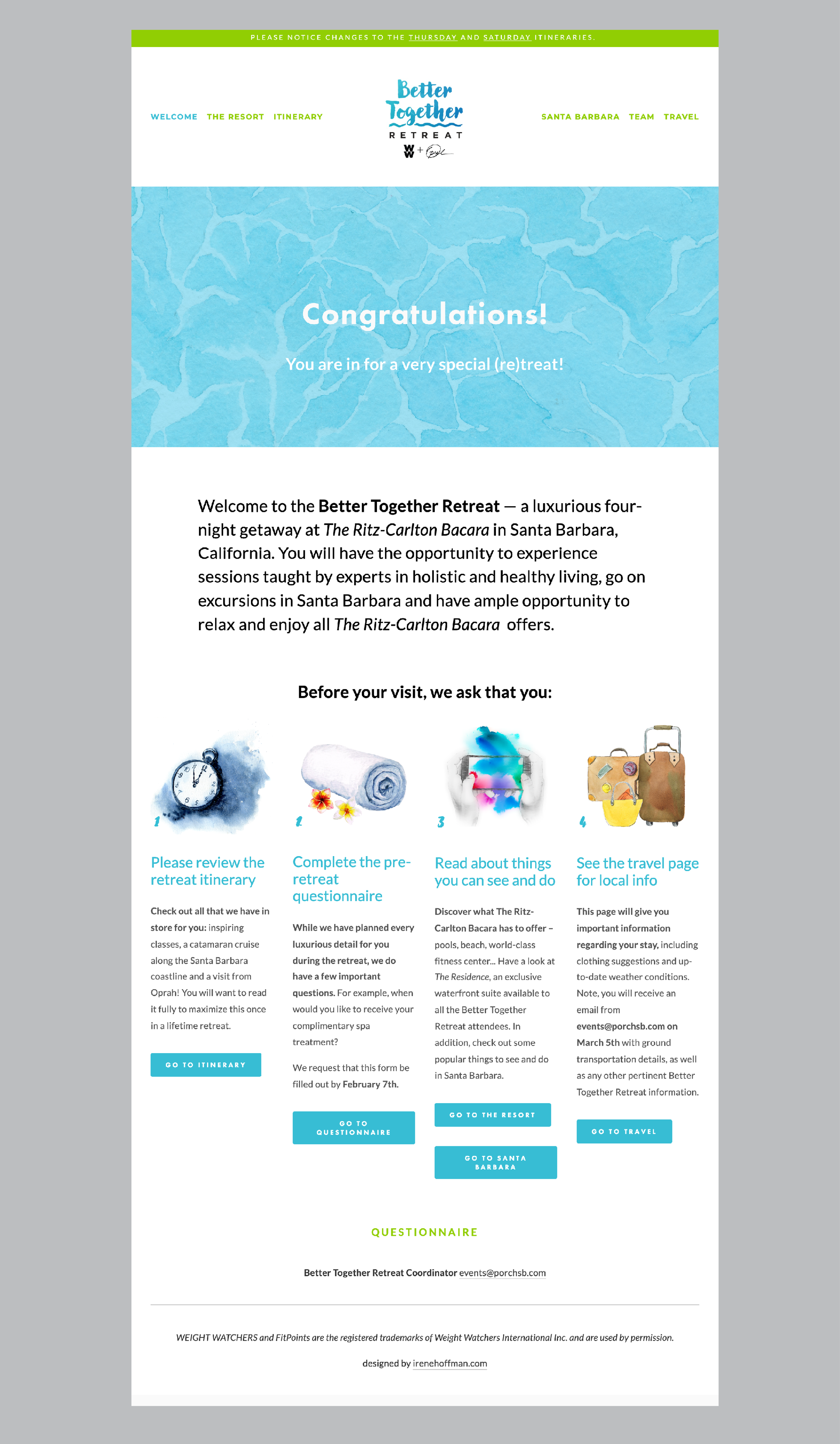 WW+Oprah Better Together Website Homepage