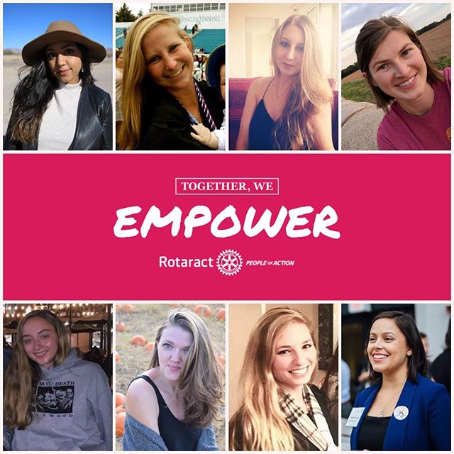 Look at all these powerful ladies! What an honor it is to have them bringing their talents and passion to our club to better our community &amp; our world. ...
Thank you @chiatiya @annajane014 @kat.isabelle @crystalosner @alexis.pawlowski @petra_nels