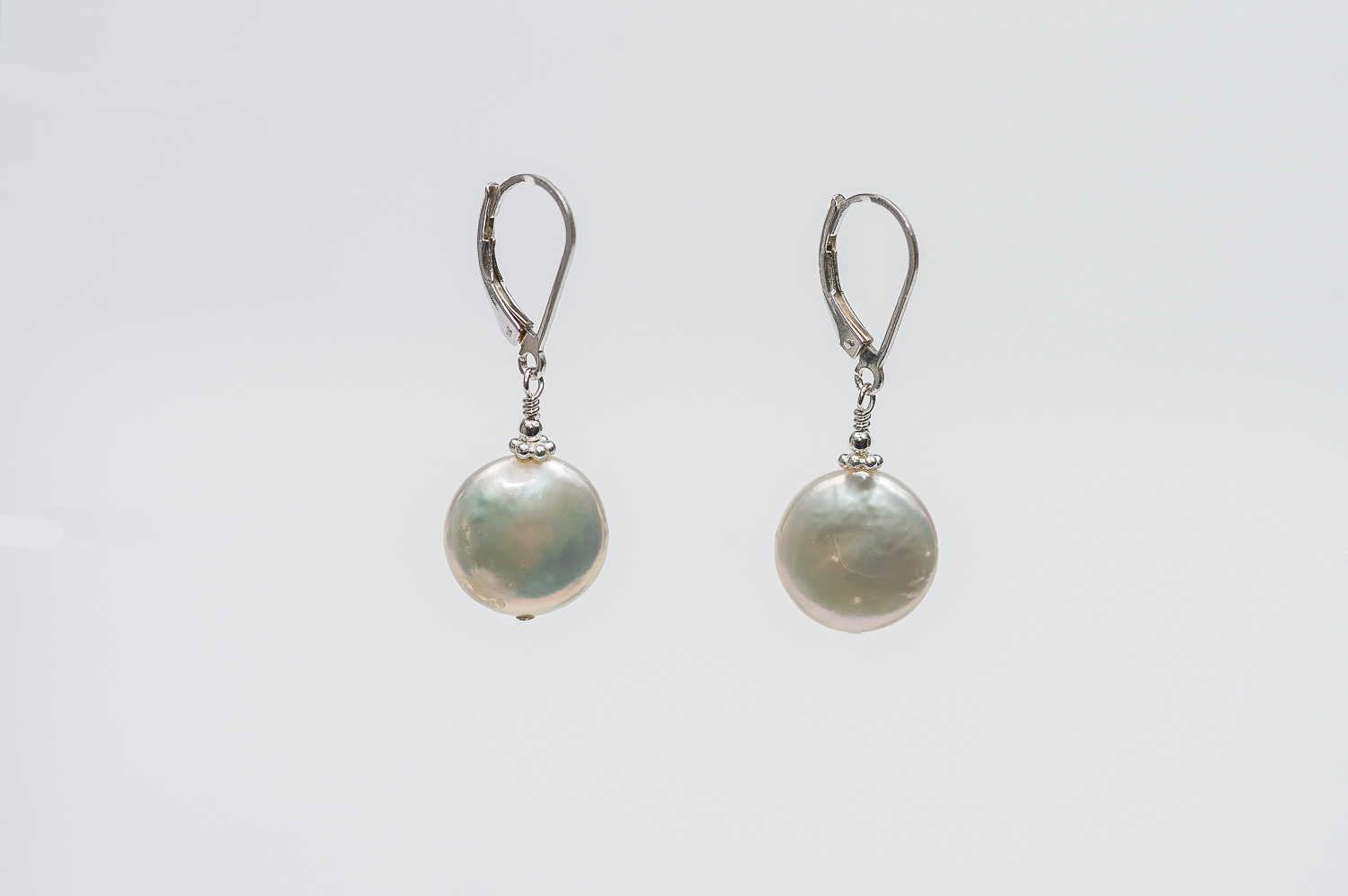 Coin Pearl Earrings