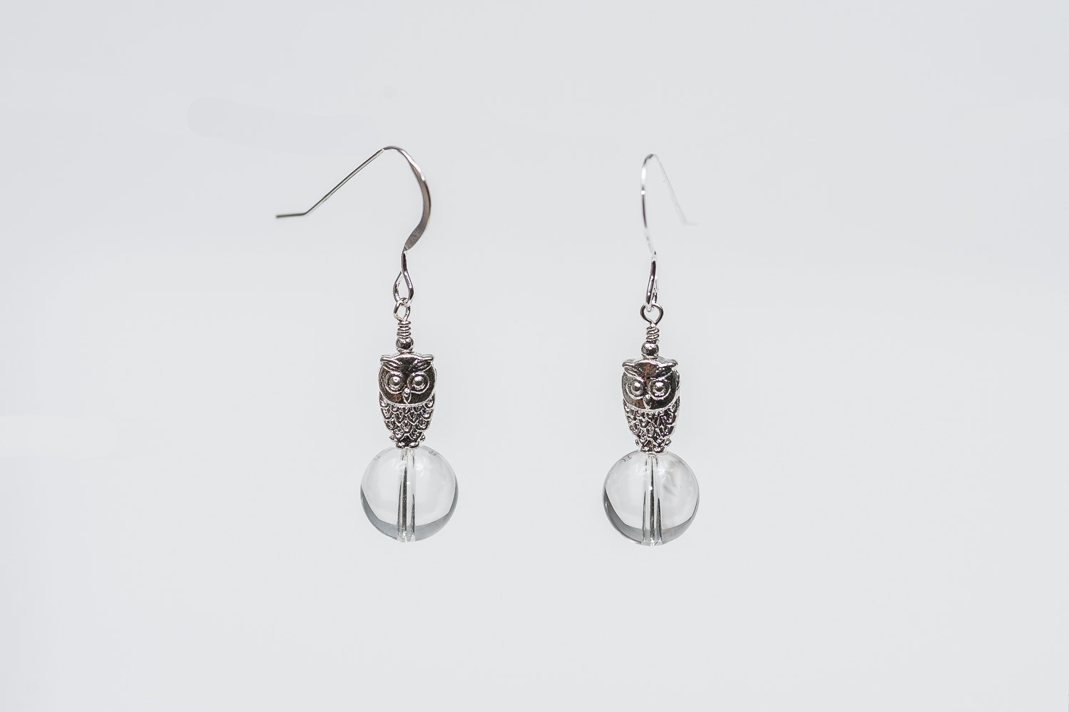 Owl Crystal Earrings