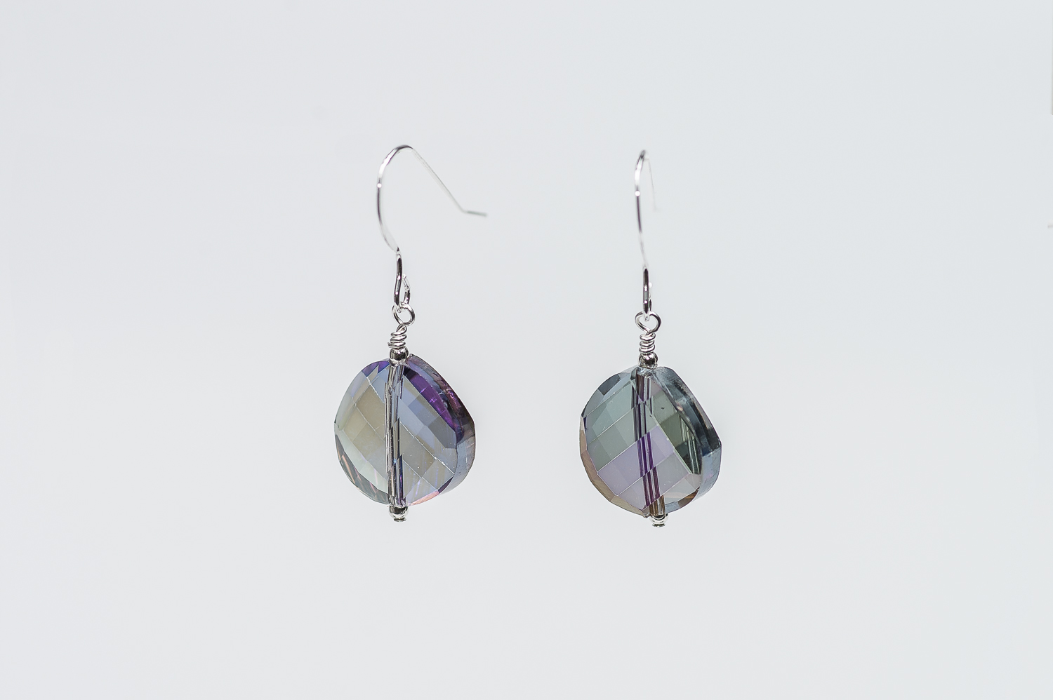 Smoked Crystal Earrings