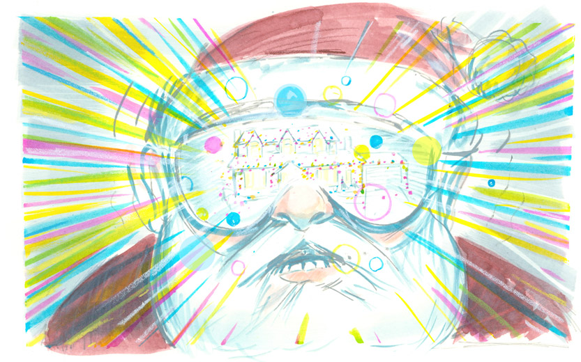 Over-Decorating with Christmas Lights - American Way/ American Airlines Magazine