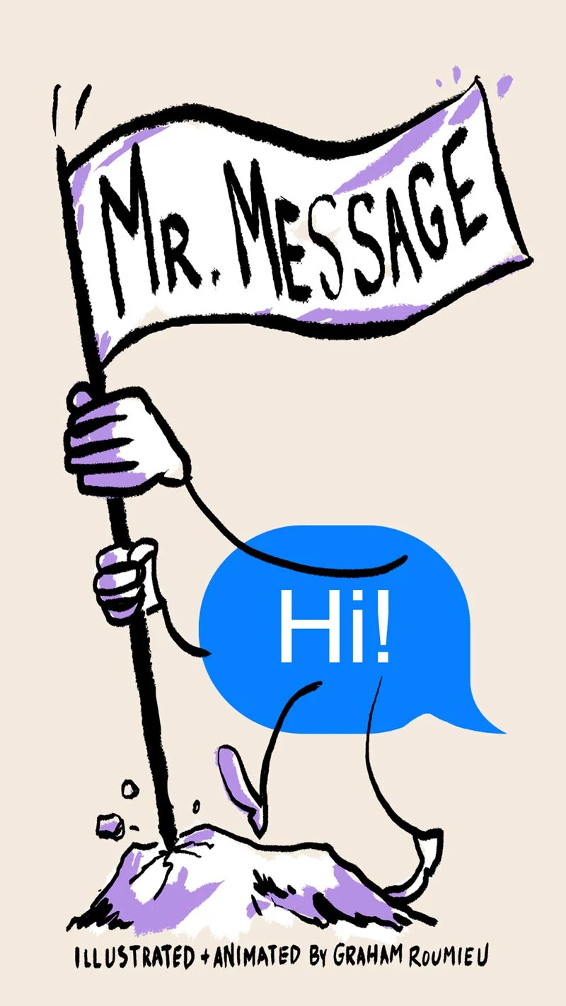 Mr. Message iMessage Sticker Pack - Linda&Linda
