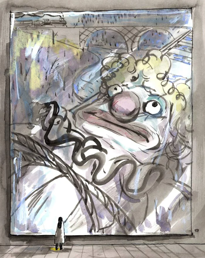 Intense Painting of Clown Causes Spontaneous Pee