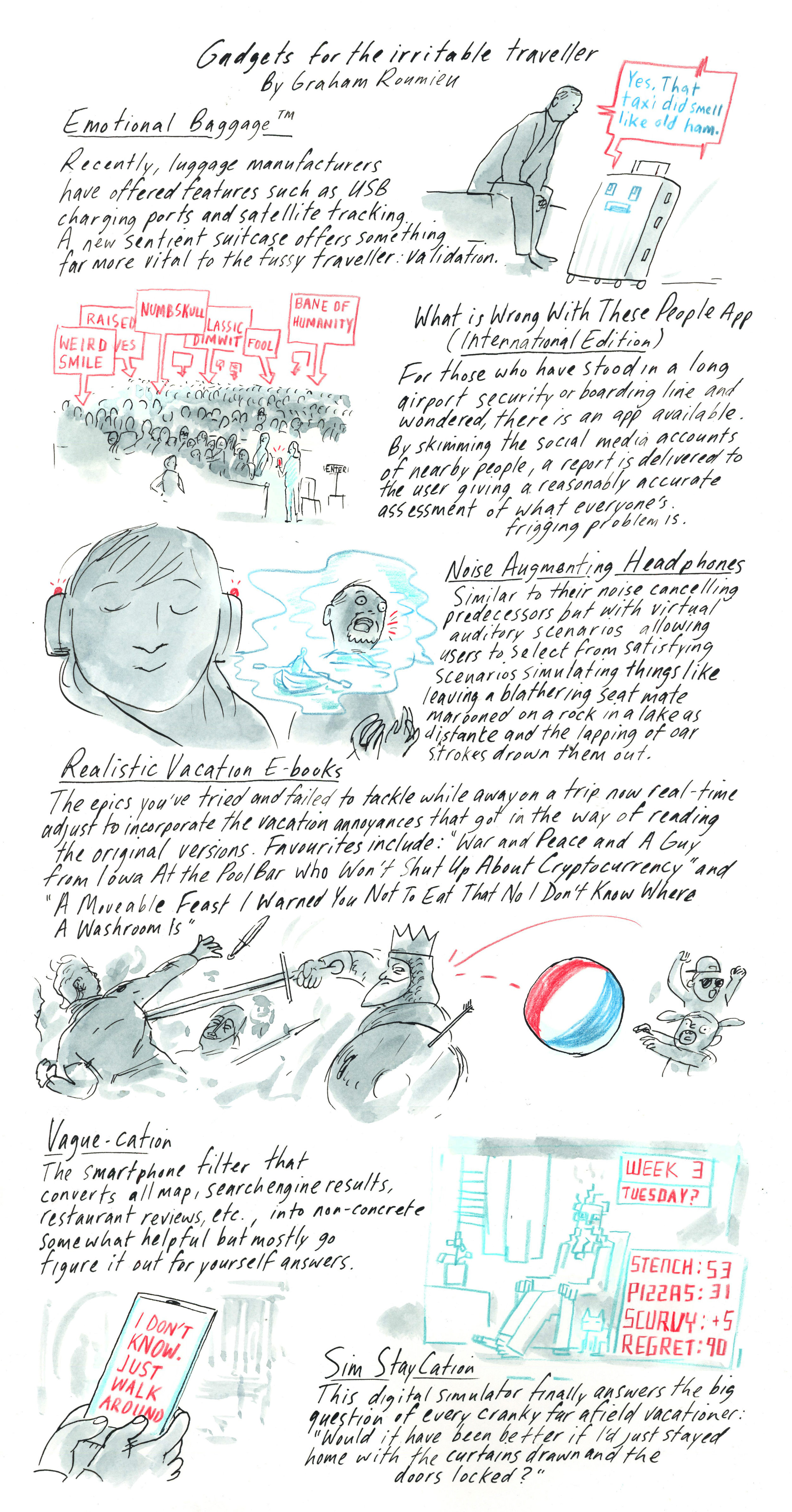 Gadgets for the irritable traveller - The Globe and Mail