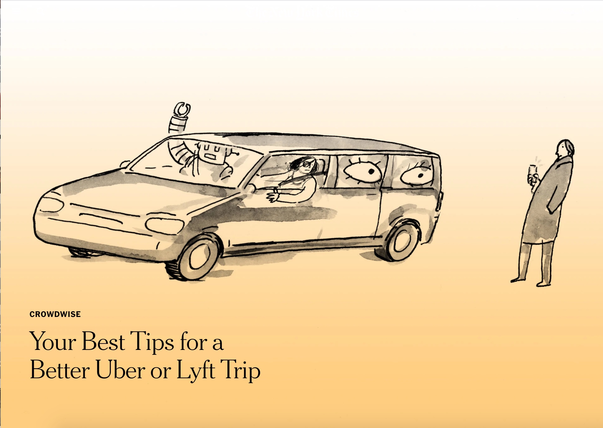Ride Service Advice - The New York Times