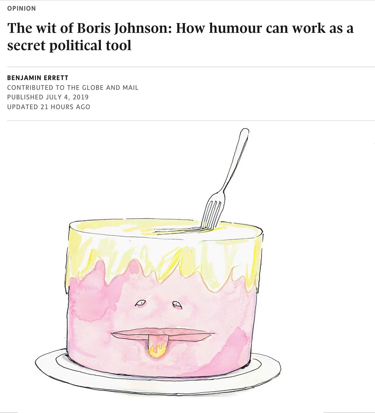 Boris Johnson - The Globe and Mail