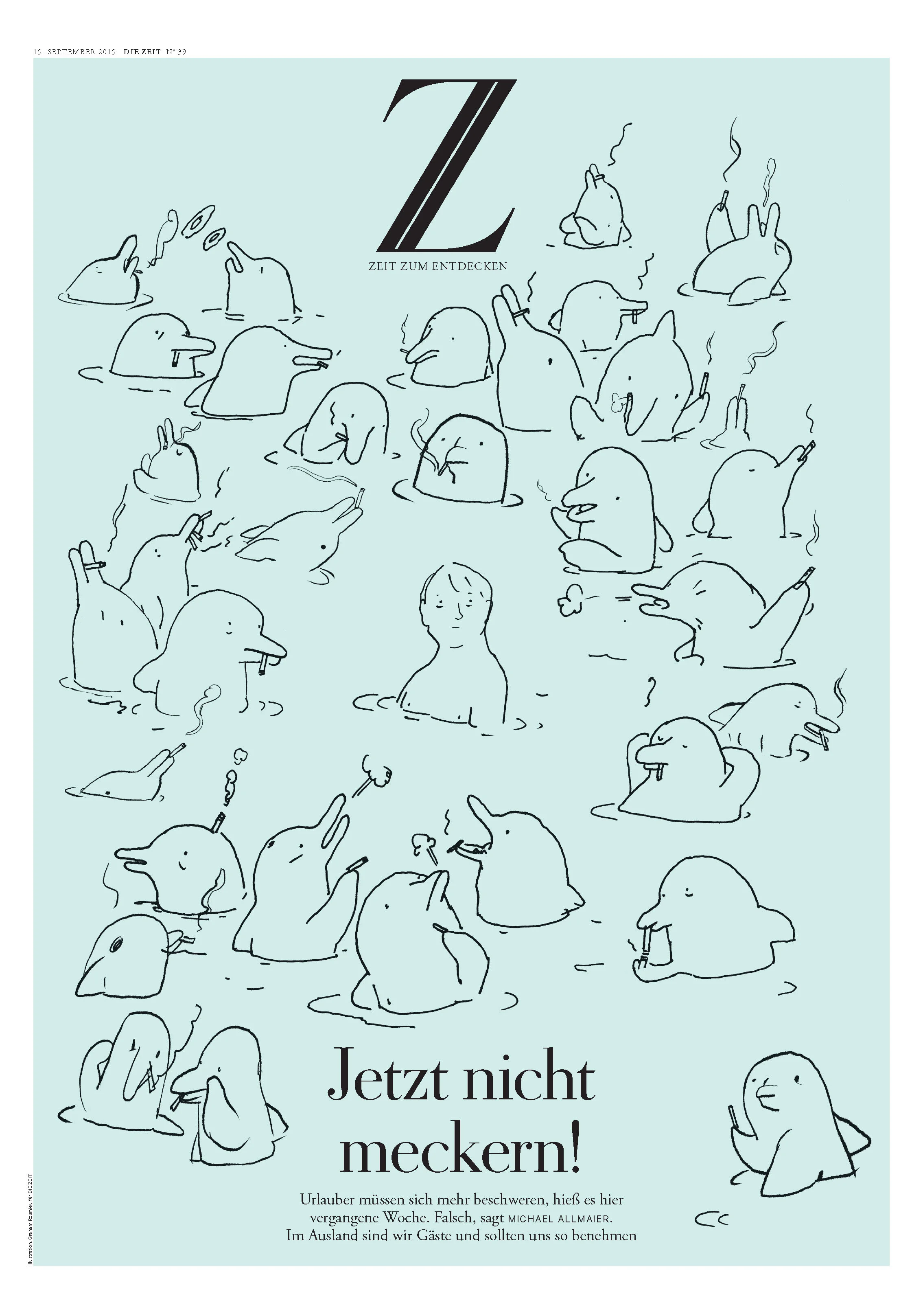 Smoking Dolphins Cover 2 - Die Zeit